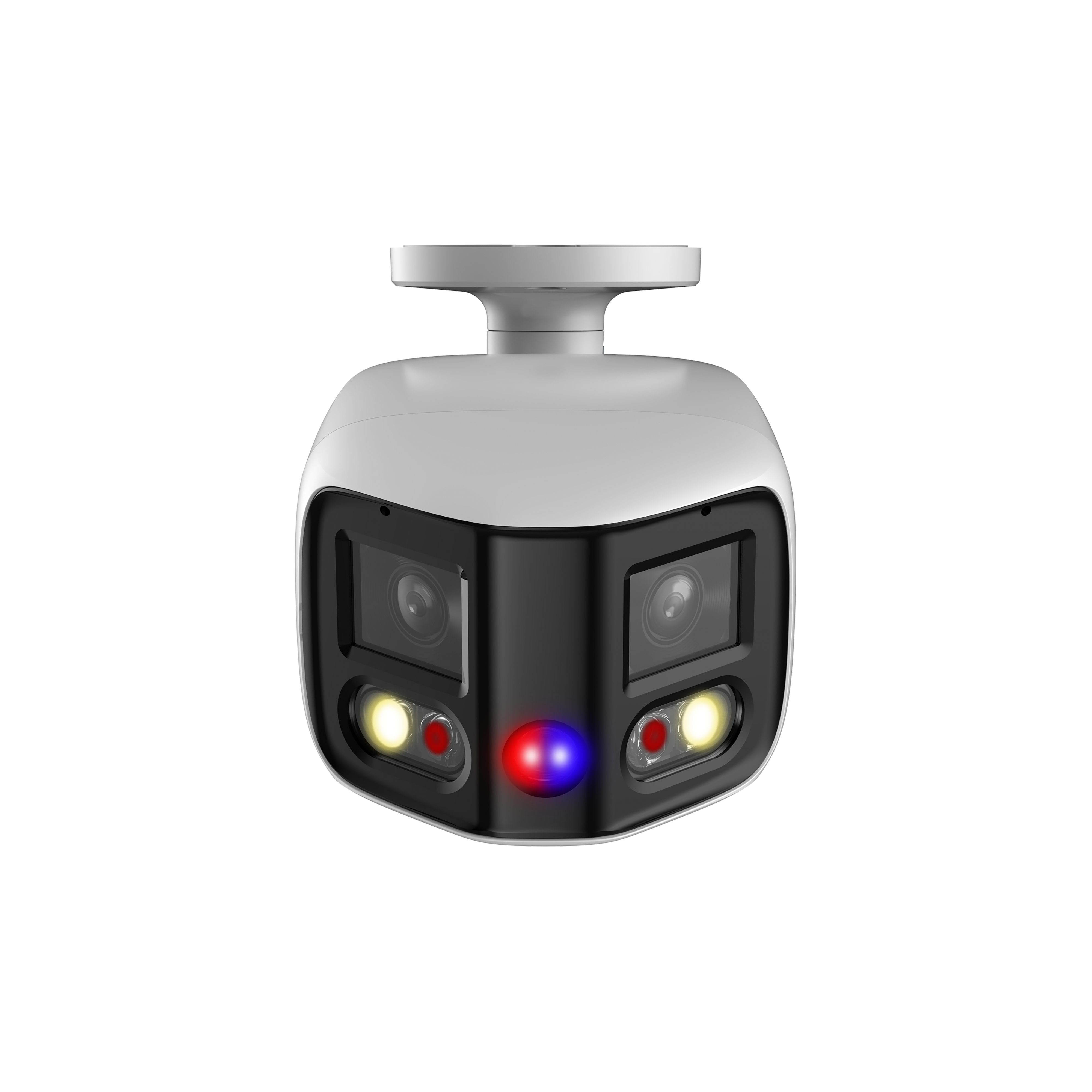 Dahua IPC-PFW3849S-A180-AS-PV – 8MP Dual-Lens 180° Bullet Camera met Actieve Afschrikking, Flitslicht en Sirene