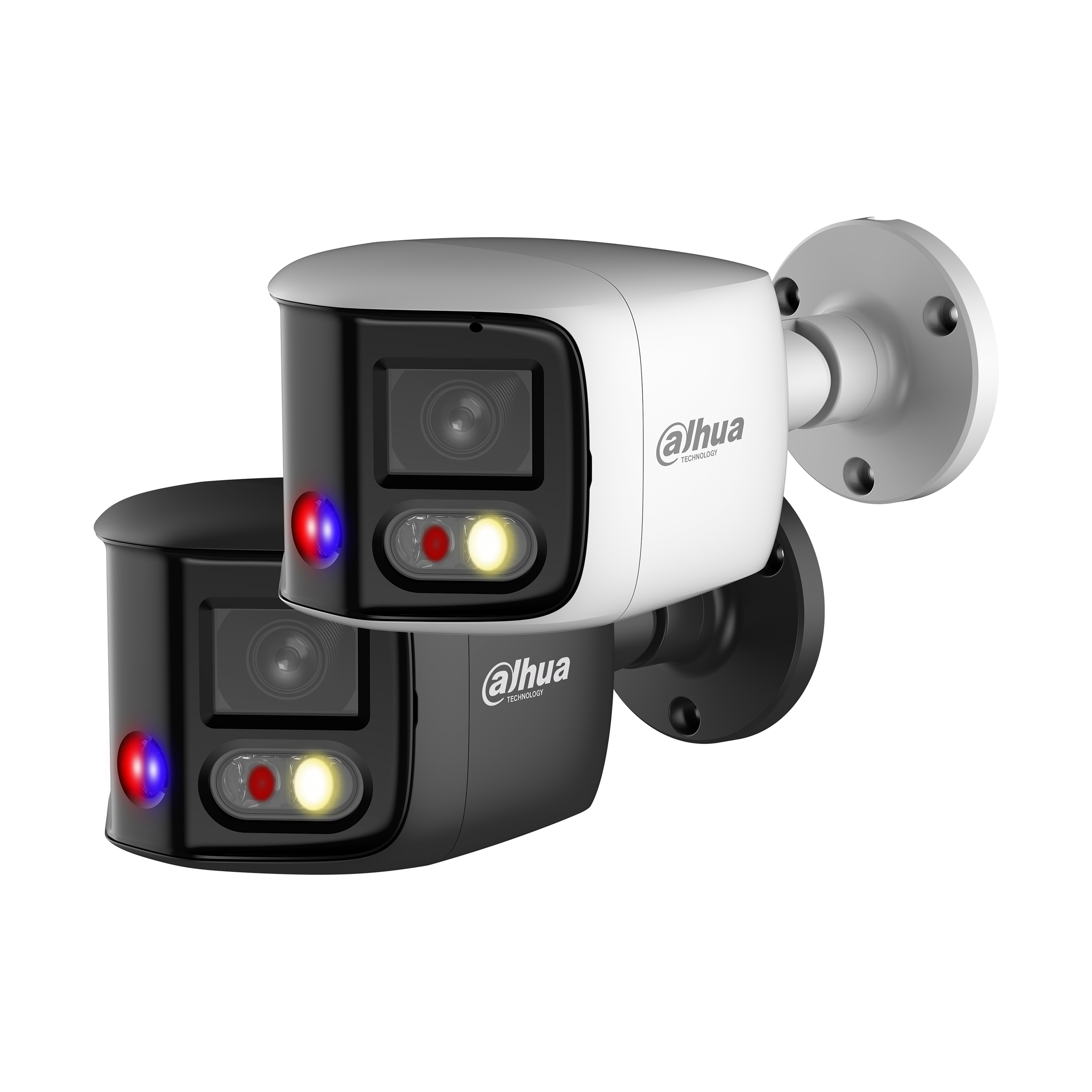 Dahua IPC-PFW3849S-A180-AS-PV – 8MP Dual-Lens 180° Bullet Camera met Actieve Afschrikking, Flitslicht en Sirene