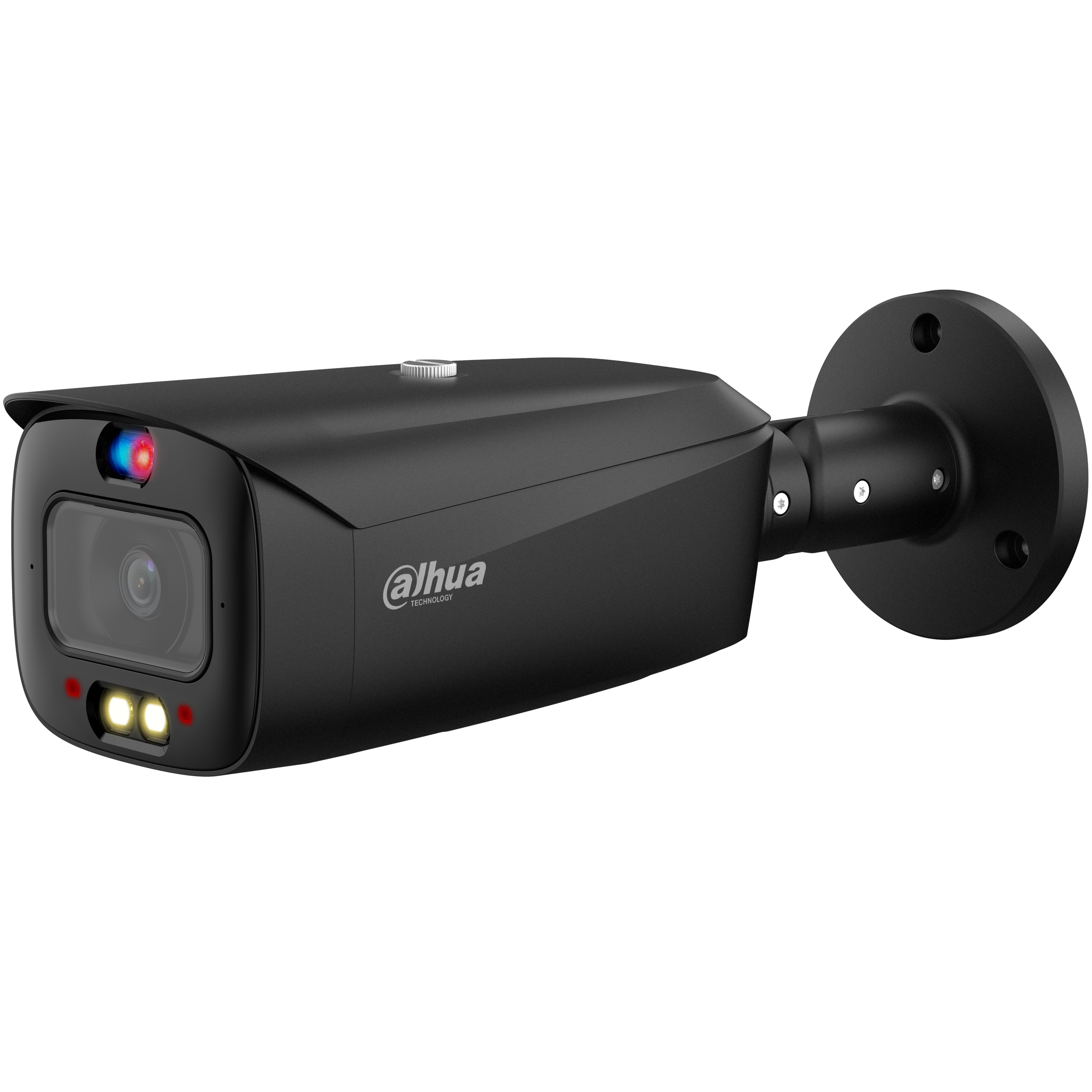 Dahua IPC-HFW3849T1P-AS-PV-0280B-S5 Zwart/Wit– 8MP Full-color AI Bullet Camera met Actieve Afschrikking