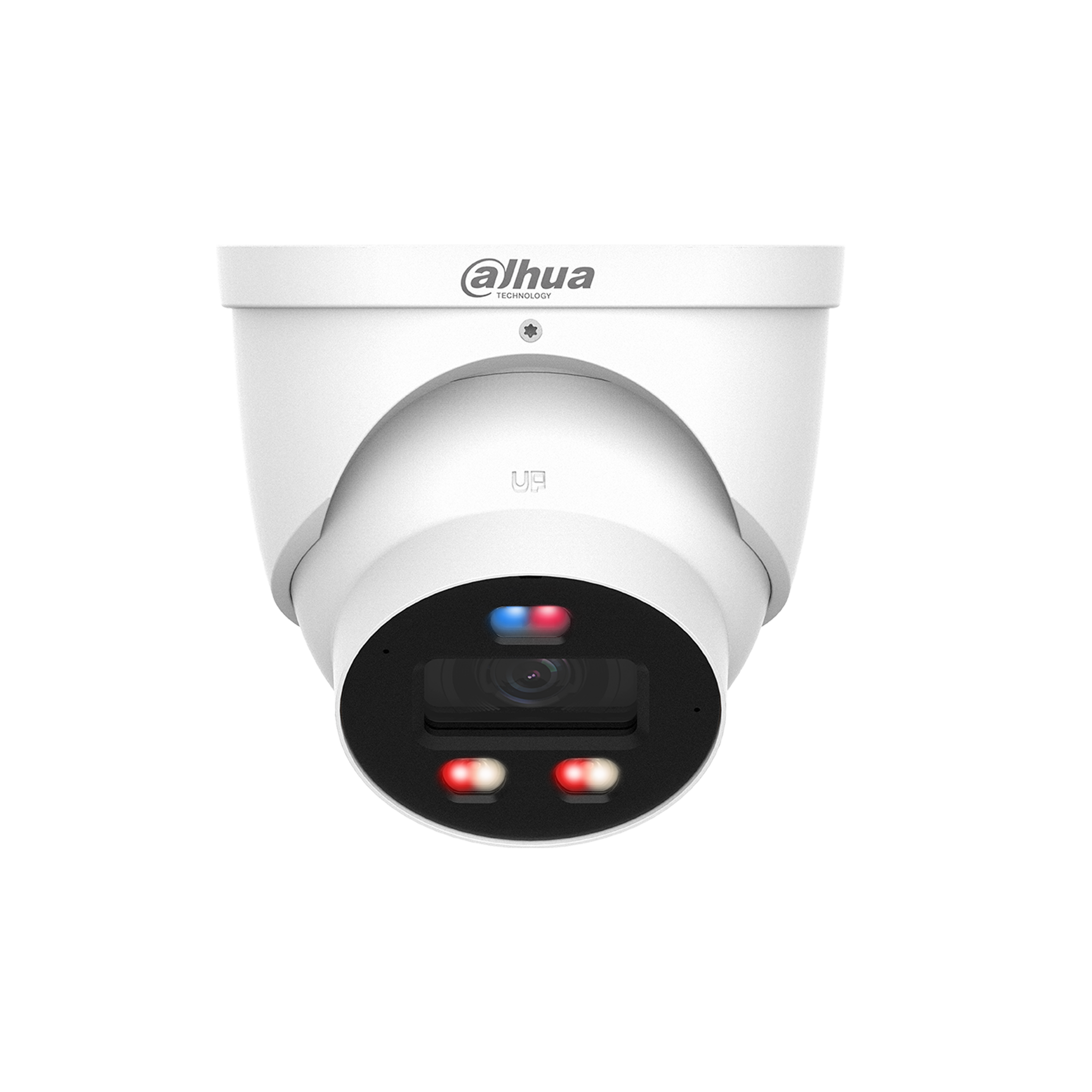 Dahua IPC-HDW3849HP-AS-PV-28-S5 Bl – 8MP TIOC 3.0 Turret Camera (Zwart) met Flitslicht, Sirene en 30m Nachtzicht