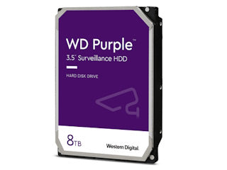Western Digital 8TB Surveillance Harde Schijf – 3.5" SATA, Stil & Duurzaam voor 24/7 Bewaking