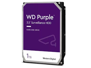 Western Digital 1TB Harde Schijf | 3.5" SATA 5400RPM | Betrouwbare Opslag voor 24/7 Bewaking of PC