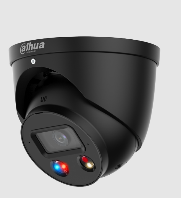 Dahua IPC-HDW3449HP-AS-PV-0280B-S5 – 4MP TIOC 3.0 Turret Camera met Flitslicht, Sirene en 30m Nachtzicht
