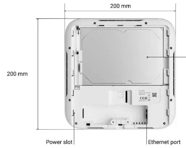 Ajax NVR 8ch – 4K Netwerk Video Recorder met Sabotage Alarm