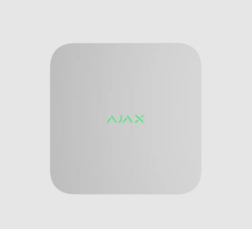 Ajax NVR 16ch – 4K Netwerk Video Recorder | 16 Kanalen | Tot 16TB | Sabotage Alarm