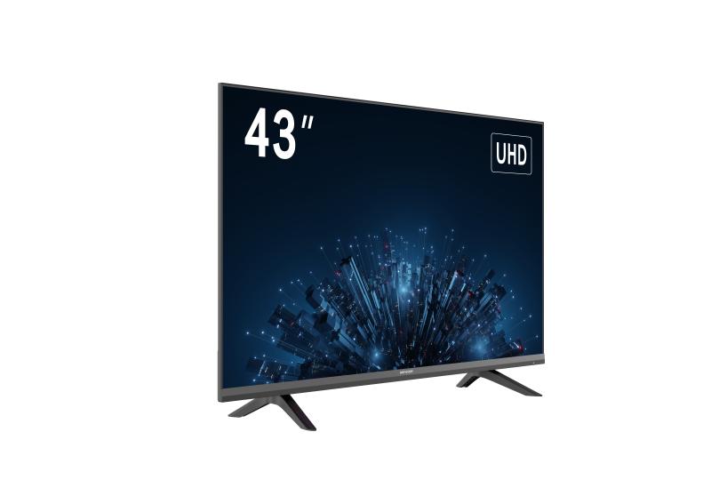 Hikvision DS-D5043U3-1V0S(EU) – 43" 4K D-LED monitor met 3× HDMI, 400cd/m², speakers, VESA en afstandsbediening