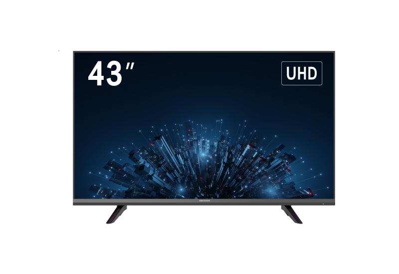 Hikvision DS-D5043U3-1V0S(EU) – 43" 4K D-LED monitor met 3× HDMI, 400cd/m², speakers, VESA en afstandsbediening