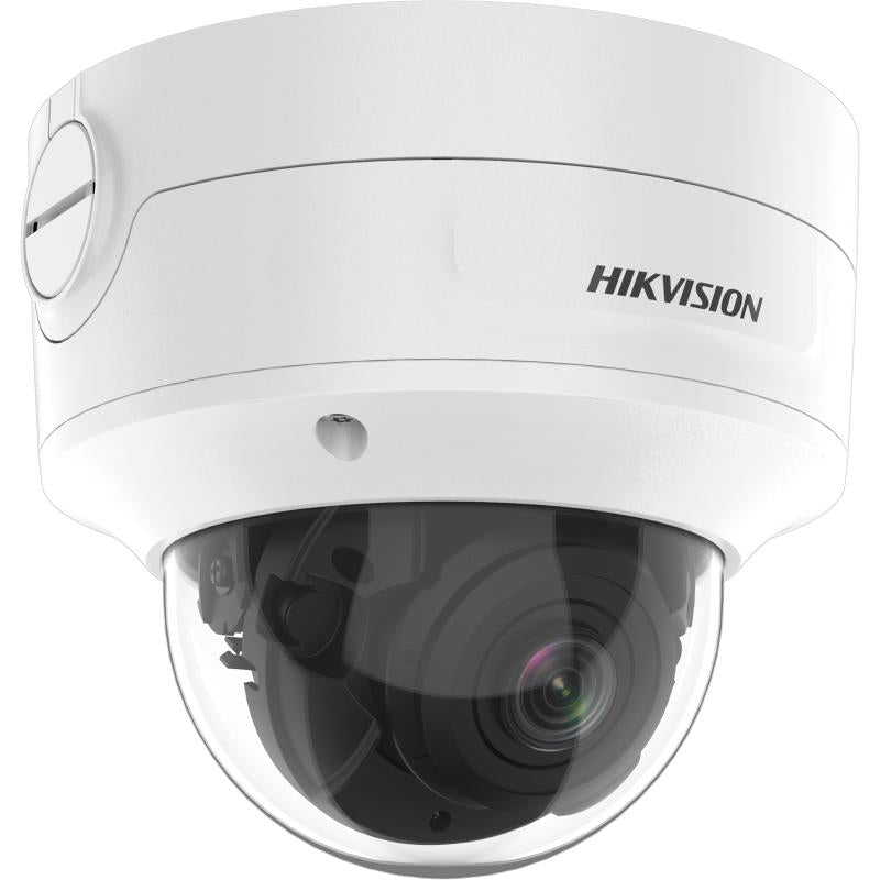 Hikvision DS‑2CD2746G2‑IZS (2.8–12 mm) – 4 MP AcuSense Varifocale Dome met DarkFighter, IP66/IK10