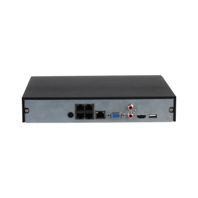 Dahua DHI-NVR4104HS-P-EI – 4-Kanaals 4K NVR met 4x PoE en AI-functionaliteit