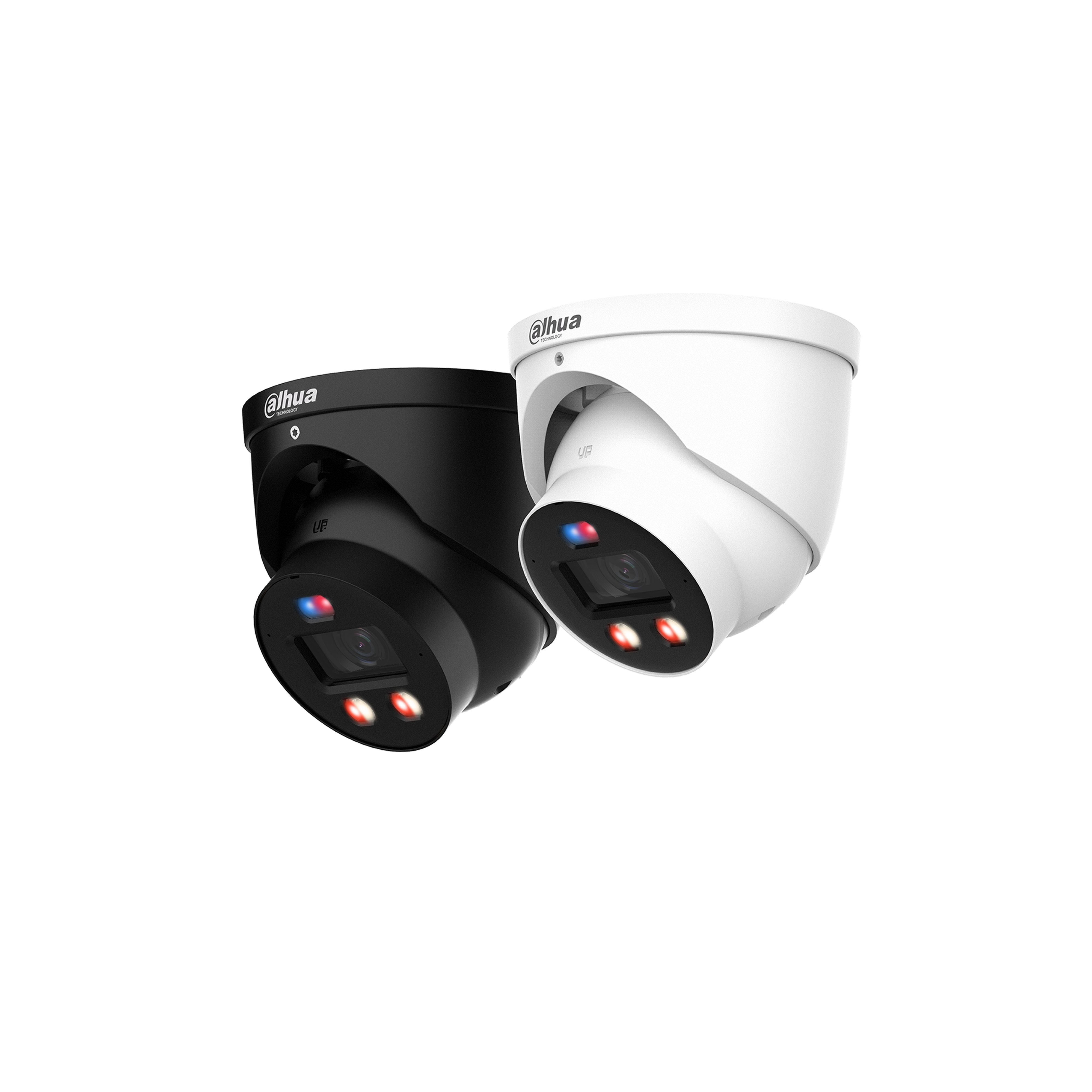Dahua IPC-HDW3849HP-AS-PV-28-S5 Bl – 8MP TIOC 3.0 Turret Camera (Zwart) met Flitslicht, Sirene en 30m Nachtzicht