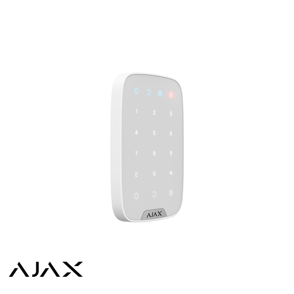 Ajax KeyPad Plus – Draadloos aanraak-bedieningspaneel met RFID-lezer voor contactloze toegang