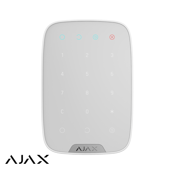 Ajax KeyPad Plus – Draadloos aanraak-bedieningspaneel met RFID-lezer voor contactloze toegang