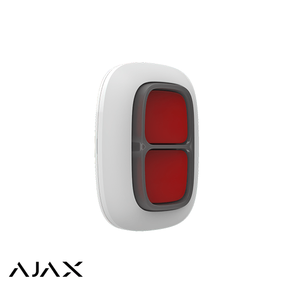 Ajax DoubleButton – Draadloze dubbele paniekknop met sabotagebeveiliging en IP55-bescherming