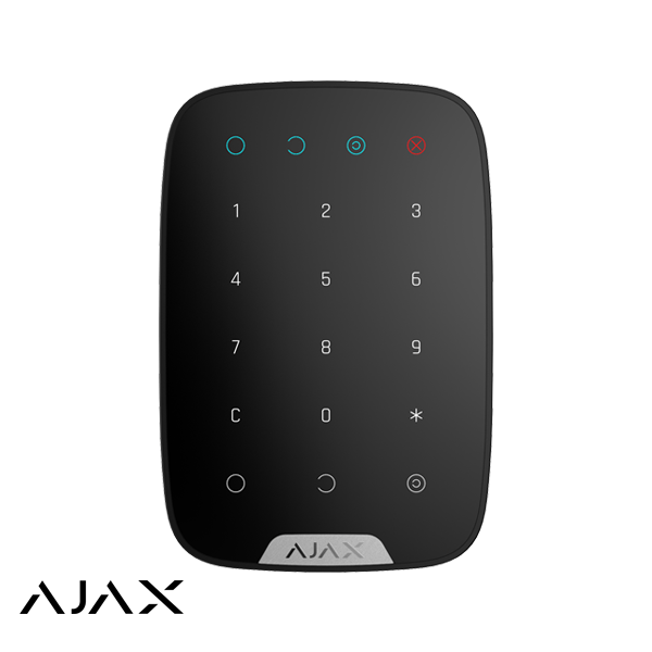 Ajax KeyPad Plus – Draadloos aanraak-bedieningspaneel met RFID-lezer voor contactloze toegang