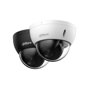 Dahua DH-IPC-HDBW2441EP-S-28B-Black – 4MP Full-Color Domecamera in Zwart of wit met IR & AI