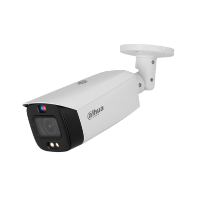 Dahua IPC-HFW3449T1P-AS-PV-0280-PRO – 4MP TIOC PRO AI Bullet Camera met Flitslicht, Sirene en 50m Full-color Nachtzicht