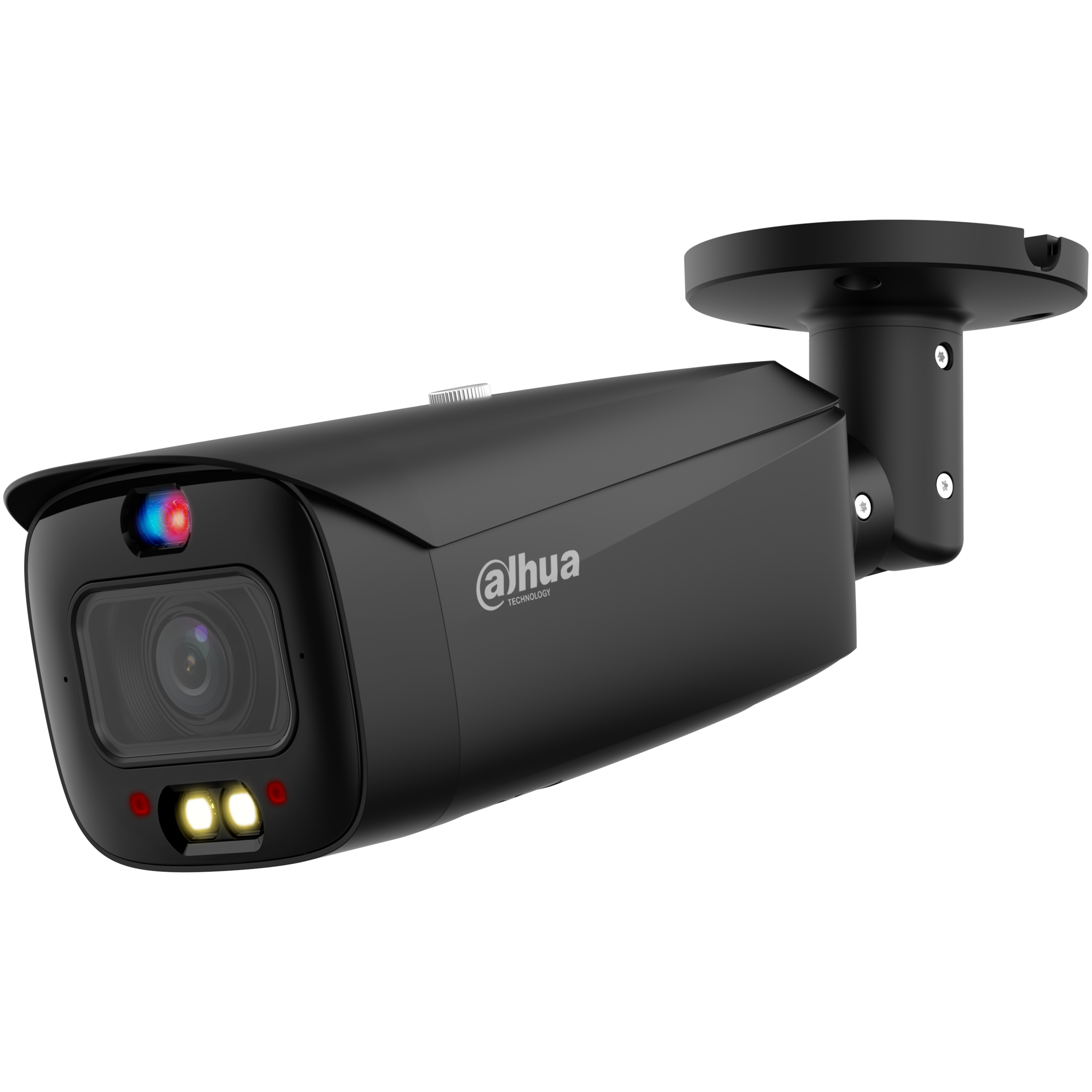 Dahua IPC-HFW3549T1P-AS-PV-28-S4-Bl – 5MP TIOC 2.0 Bullet Camera met Flitslicht, Sirene en 30m Nachtzicht (Zwart)