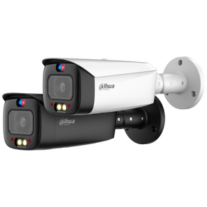 Dahua IPC-HFW3849T1P-AS-PV-S5 Zwart/Wit– 8MP Full-color AI Bullet Camera met Actieve Afschrikking