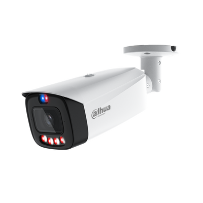 Dahua IPC-HFW3449T1P-AS-PV-0280-PRO – 4MP TIOC PRO AI Bullet Camera met Flitslicht, Sirene en 50m Full-color Nachtzicht