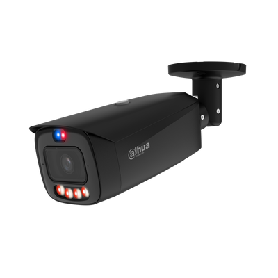 Dahua IPC-HFW3449T1P-AS-PV-0280-PRO – 4MP TIOC PRO AI Bullet Camera met Flitslicht, Sirene en 50m Full-color Nachtzicht