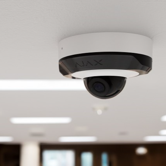 Ajax DomeCam Mini 5MP – AI IP Camera | 2.8mm of 4mm Lens | JetSparrow | Compacte Dome