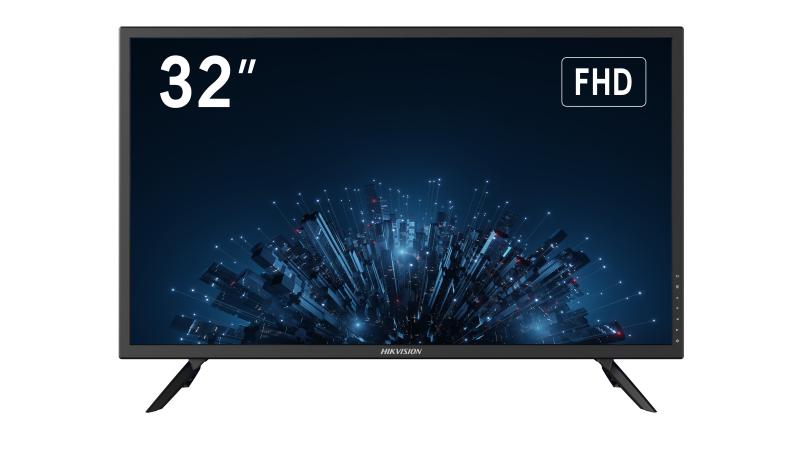 Hikvision DS-D5032F3-1V0S – 32" Full HD D-LED monitor met HDMI/VGA, audio, VESA, 24/7 gebruik en accessoires
