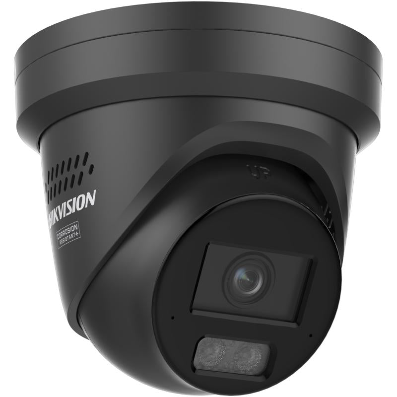 HIK DS-2CD2347G3-LI2UY (2.8mm) – 4MP Smart Hybrid Light Turret Camera met ColorVu, WDR, IR & Wit Licht, NEMA 4X, AI ISP, Zwart