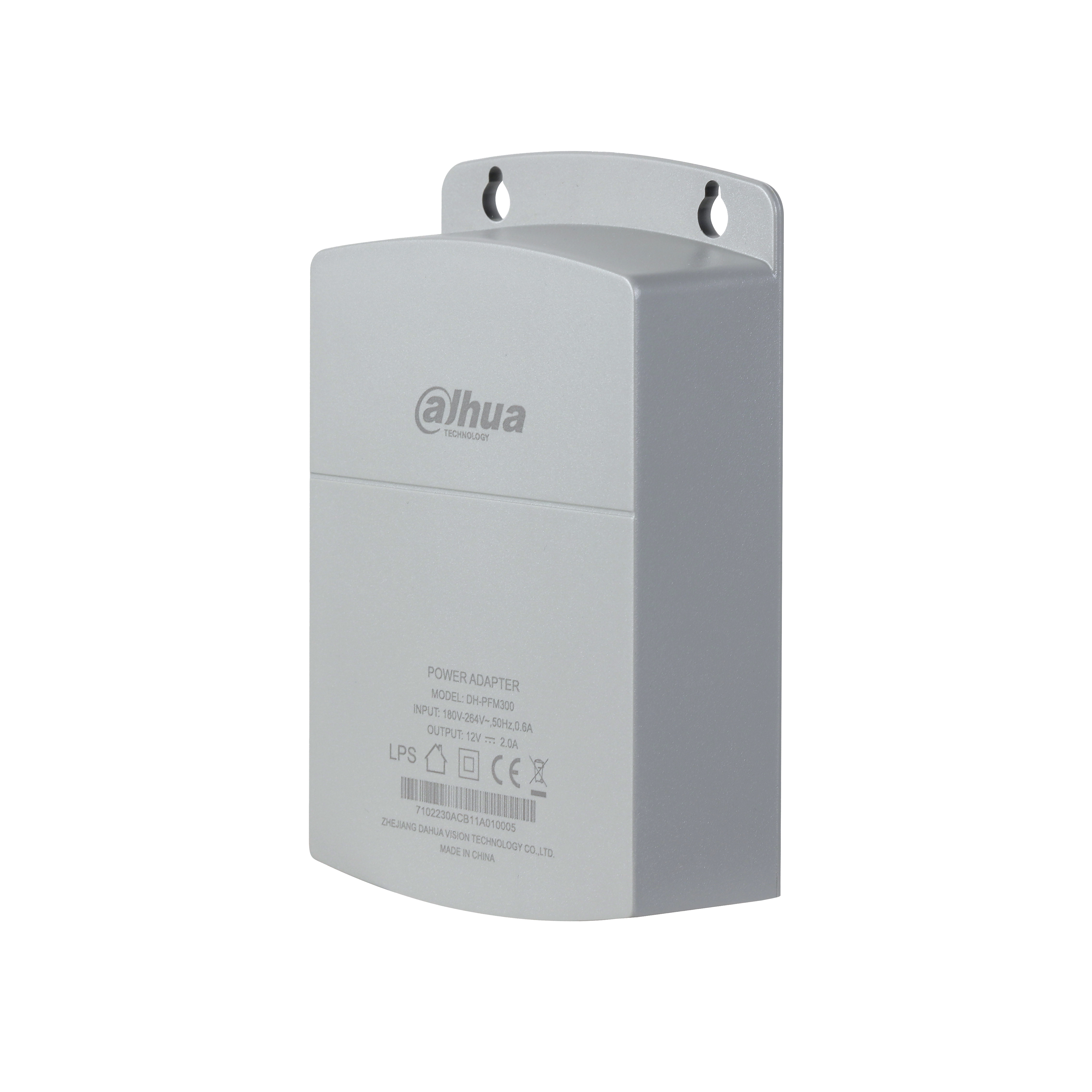 Dahua PFM300 – 12V/2A Switching Power Adapter voor Bewakingsapparatuur