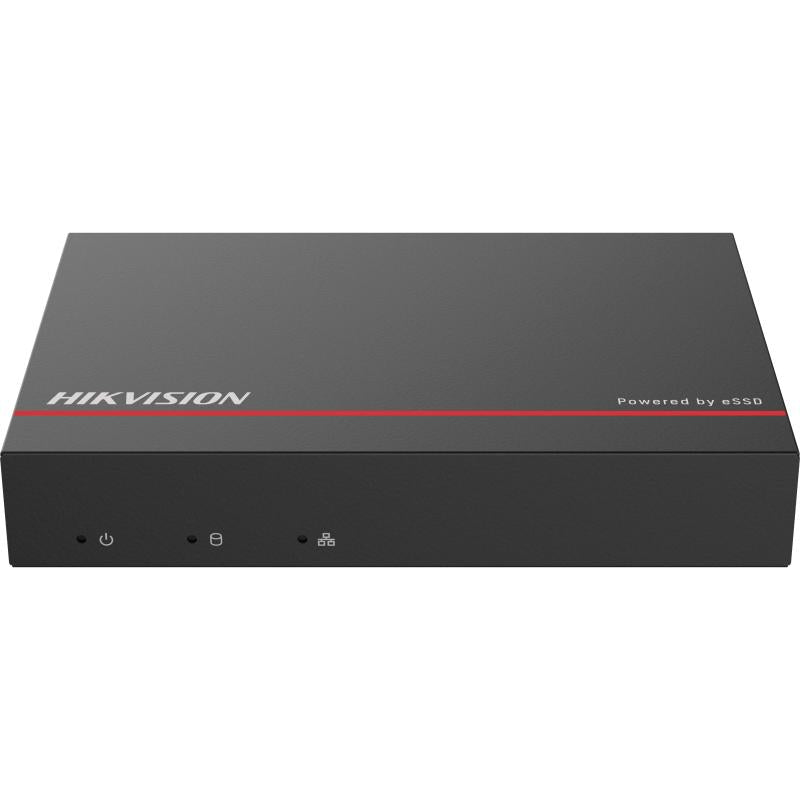 Hikvision DS-E04NI-Q1/4P(SSD 1T) – 4-kanaals SSD NVR met 4× PoE, 1TB opslag, ondersteuning tot 4MP IP-camera’s