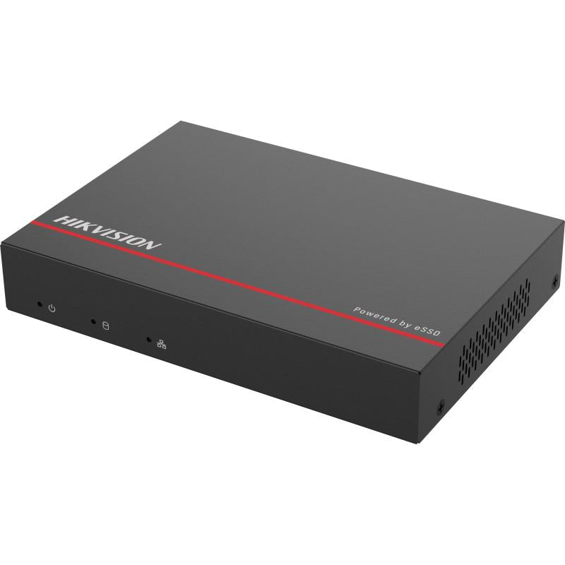 Hikvision DS-E04NI-Q1/4P(SSD 1T) – 4-kanaals SSD NVR met 4× PoE, 1TB opslag, ondersteuning tot 4MP IP-camera’s